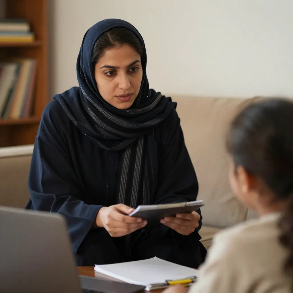 Female Home tutor in Islamabad teaching the mathematics