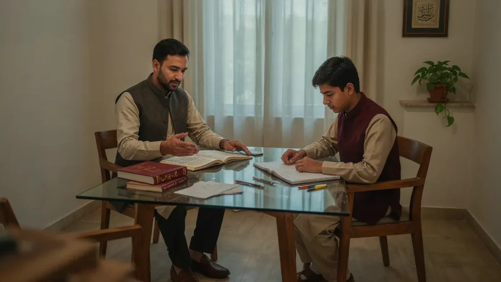 Sir farid A level tutor in Bahria town phase 8 teaching A level physics at student home